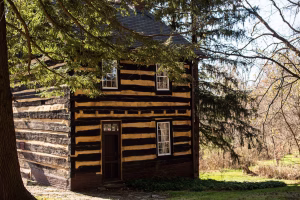 The Walker Ewing log cabin